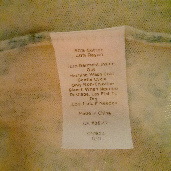 Talbots Cardigan Size Medium - Picture 6 of 6